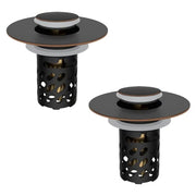 💕Pop-Up Drain Stopper with Large Mesh Basket