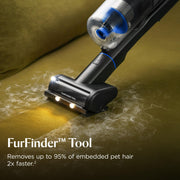 Bissell PowerClean FurGuard 280W Self-Standing Cordless Vacuum, 4039 | Self-cleaning brush roll; wall mount; removable battery; upholstery tool; 280W strong suction