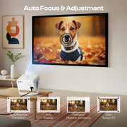 Caydo P3 Art Projector, Native 1080P Drawing Projector for Artists | Built-in Exclusive Drawing App, Auto Focus & Keystone, 360° Rotatable Stand, 40''-120'' Projection, 30,000H Lifespan