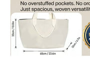 Large Capacity Letter Tote Bag