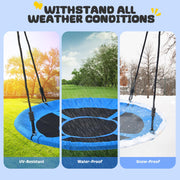 Trekassy 40" Saucer Tree Swing, 700LBS Heavy Duty Swing for Kids & Adults | 900D Oxford Fabric with Waterproof Design, Includes 2x3.3ft Tree Hanging Straps and Adjustable Ropes for Easy Setup