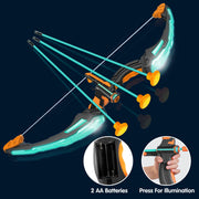 JOYIN Kids Bow and Arrow Set, LED Light Up Archery Toy Set with 9 Suction Cup Arrows, Target & Arrow Case, Indoor and Outdoor Hunting Play Gift Toys for Kids, Boys & Girls Ages 6-12