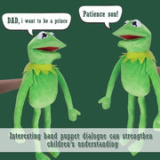 NICERINC Kermit Frog Puppet, The Muppets Show, Soft Hand Frog Stuffed Plush Toy,Birthday Gift Ideas for Boys and Girls- 24 Inches