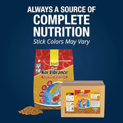 Tetra Pond Koi Vibrance Soft Sticks, Floating Pond Fish Food, 2.42 lbs | Daily Diet for Koi Fish and Ornamental Goldfish, Feed When Water is Above 50 Degrees, Highly Digestible, Clean & Clear Water