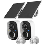 Fazoxo 2K Security Camera Wireless Outdoor, WiFi Cameras for Home Security | Solar Powered,Motion Detection,Color Night Vision(Spotlight),Instant Alert,2-Way Audio,Siren&SD/Cloud Storage,IP65,2.4GHz