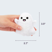Emotional Support Ghosts, Cuddly Stuffed Animals by Relatable | Halloween Ghost Plush Toys & Cute Stuff, Halloween Gifts for All Ages, Includes 5 Plushies with Basket
