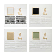 Premium Wooden Felt Letter Board with Stand