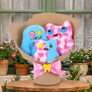 Fuggler Bouquets: 2x9 Inch + 1x3.5 Inch Plush Set (Sasquoosh, Stinkface, Squooshface) by ZURU, Funny Ugly Monster Designs, Unique Gift for Collectors