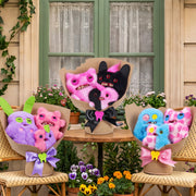 Fuggler Bouquets: 2x9 Inch + 1x3.5 Inch Plush Set (Sasquoosh, Stinkface, Squooshface) by ZURU, Funny Ugly Monster Designs, Unique Gift for Collectors