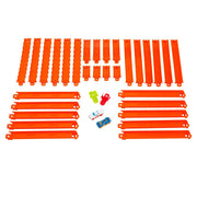 Hot Wheels Track Creator Deluxe Pack & 2 1:64 Scale Toy Cars | Includes 25 Feet of Speed Snap Track & Connectors, Multiple Configurations, 2 Die-Cast Cars (Amazon Exclusive)