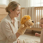 LOMTRATS Animal Hand Puppets for Kids,Toddler Includes Wolf Tiger Lion Monkey So on Movable Open Mouths, Perfect for Storytelling,Teaching,Preschool,Birthday Gifts