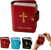 ✝️ Catholic PVC+PU leather Holy Card Holder