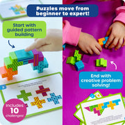 Learning Resources STEM Explorers Brainometry | 3D Puzzle Games for Kids, Kids Travel Games, Brain Teaser Puzzles, Pattern Memory Game, Brain Game Toys, Classroom Toys