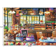 RoseArt Kodak Premium The Bakery 1000 Piece Jigsaw Puzzle for Adults | 19.25" x 26.625" Finished Size, Fully Interlocking Pieces, Poster Included, Made in USA