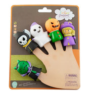 Jocomoni 5 Pieces Halloween Finger Puppets Toys for Kids Ghost Character Party Favors Goodie Bag Fillers