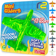 Foam Airplanes - Stocking Stuffers for Kids All Ages 4 5 6 7 8 9 10 Year Old - Best Toy Gift - Boy Toys Stocking Stuffer Gifts - Air Plane Gift Idea - Easter Basket Gifts for Boys & Girls Party Favors