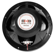 BELVA BBMS8B 8” 2-Way 500W Peak (250W RMS) Black Marine Coaxial Speakers for Marine/ATV/Motorcycle/Powersports