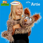 Living Puppets - Artie the Coyotte Large 27-Inch Plush Hand Puppet for Boys and Girls