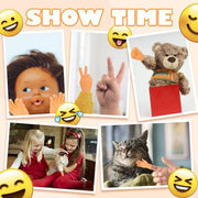 30 pcs Tiny Hands Finger Puppets, Mini Hands Little Small Hands mini Thing Gag Performance Funny Fingers for Puppet Show Gifts Classroom Prizes Party Favors for Kids (7 Styles)