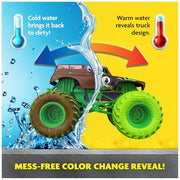 Monster Jam Mud Blasters Grave Digger & Megalodon 2-Pack | Includes 2 Color Change Trucks, Dunk in Water to Reveal Clean Trucks, Exciting Pretend Play, Toys for Ages 3 and Up