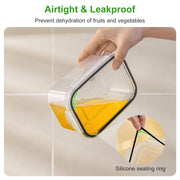 5 PCS Large Fruit storage Containers for Fridge ,Food Storage Containers | with Removable Colander Leakproof Dishwasher & Microwave safe Produce Containers Keep Fruits Vegetables Berry Fresh longer