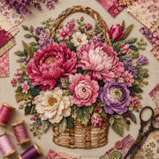 🌸Floral Basket Patchwork DIY Kit