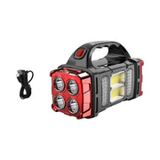 Solar Rechargeable Flashlight Work Light