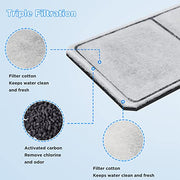 HiTauing 12 Packs PF-S Filter Cartridge for PF10 Power Filters, ONLY fit to Model PF10 Power Filters