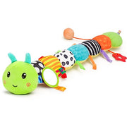 Baby Toys 0-6 Months Musical Stuffed Caterpillar Newborn Tummy Time Toys | Sensory Toys with Mirror Crinkle Rattle for Infants 0-3 3-6 2 3 4 5 6-12 Months Old Babies Boy Girl Shower Gifts Essentials