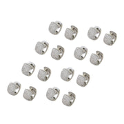Zircon-Studded Men's Earrings