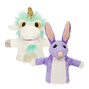 Bluey Unicorse & Bob Bilby Hand Puppet Plush Toys, 8-9”, 2-Pack | Soft deluxe fabric, embroidered details, perfect for toddler hands, imaginative play, Bluey toddler toys, Amazon exclusive