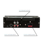 Dual Electronics MXD140B Marine Stereo Bluetooth Single DIN Weatherproof AM/FM