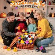 24 Halloween Rubber Ducks, Assorted Styles Party Favors Goodie Bag Fillers