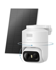 eufy Security eufyCam C37, Solar Cameras Wireless Outdoor,2K Resolution | 360° Pan & Tilt AI Tracking, Human/Pet/Vehicle Detection, Flexible Solar Panel, Color Night Vision, No Monthly Fee