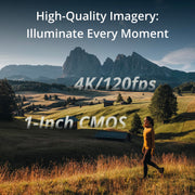 DJI Osmo Pocket 3 Creator Combo, Vlogging Camera with 1'' CMOS & 4K/120fps | 3-Axis Stabilization, Spotlight Follow, Fast Focusing, Mic Included for Clear Sound, Small Camera for Photography