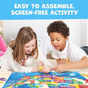 United States Puzzles for Kids Ages 6-8 & 4-6 - 70pc USA Map Kids Puzzles | 50 US States Floor Puzzles Boys Toys Age 4-6 - Educational US Geography Learning Toys Activity - Boys Gifts & Gifts for Girls