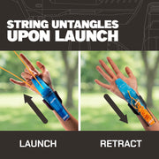 ZipString Aracna Glow-in-the-Dark Webshooter String Launcher Toy | With Travel Box & Fluorescent Strings, For Kids, Teens & Adults, Patented, Reloading, Durable, Superhero Web Shooting Action