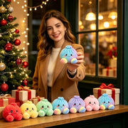 Giant Dumpling Pillow Plush Stuffed Christmas Home Decor with Steamer | Kawaii Design, Soft Plush Material, Home Decoration, Soft Stretch Decompression Fidget Squeeze Toy for Adults Anxiety Relief