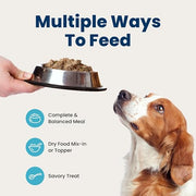 Blue Buffalo Homestyle Recipe Variety Pack Wet Dog Food, 12.5 oz, 6 ct | Chicken & Beef Dinner (3 of Each), No Chicken By-Product, Corn, Wheat, or Soy