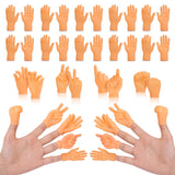 30 pcs Tiny Hands Finger Puppets, Mini Hands Little Small Hands mini Thing Gag Performance Funny Fingers for Puppet Show Gifts Classroom Prizes Party Favors for Kids (7 Styles)
