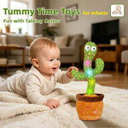 Emoin Talking Cactus Toy, Interactive Toys Dancing Cactus Toy Mimicking Repeating What You Say, Toddler Infant Baby Toys Gifts for 6 7 8 9 10 Month Old Baby Toys for 1 2 3 Year Old Boy Girl