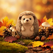 The Petting Zoo Hedgehog Stuffed Animal Plushie, Babiez, Kids Gifts, 6 in | Wild Onez Hedgehog Realistic Wildlife Animals by Zoologee. Great Toys for Girls and Boys. Plush Gifts for Kids