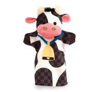 Melissa & Doug Farm Friends Hand Puppets (Set of 4) - Cow, Horse, Sheep, and Pig Soft Puppets for Kids and Toddlers Ages 2+