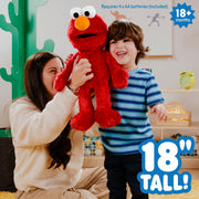 Sesame Street Tickle Me Elmo Giggle Max 18-Inch Interactive Plush Toy | Biggest Tickliest Elmo Ever, Laughing & Shaking Elmo, Holiday Stocking Stuffers, Gifts, Presents, Ages 18 Months+