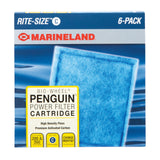 Marineland Bio-Wheel Penguin Rite-Size C Aquarium Filter Cartridge, 6 Count | Ready-To-Use, Fits Marineland Penguin Bio-Wheel Fish Tank Filters 200 & 350, With Premium Activated Carbon, Replace Monthly