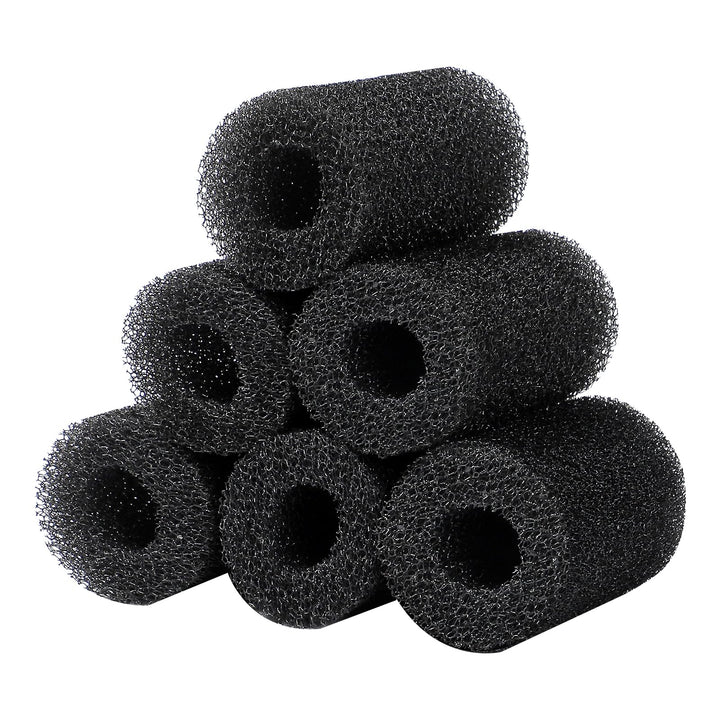 AQUANEAT 6-Pack Pre-Filter Sponge for Aquarium Shrimp Fry Fish Tank Filter 0.8” Intake, Replacement Foam Cover