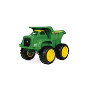TOMY John Deere Sandbox Vehicle Set - Dump Truck and Tractor Toy - 6 Inch | Officially Licensed John Deere Toys, Working Front Loader, Summer Sandbox Toys, Plastic, 2 Count, Ages 18 Months+