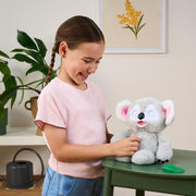 LITTLE LIVE PETS My Baby Koala Kiki, Koala Stuffed Animal | Interactive plush with 40+ sounds and reactions, blinking eyes, yawning, and a 2-in-1 eucalyptus leaf teether