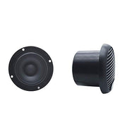 Herdio 3 Inch Waterproof Marine Speakers 2 Way Full Range Audio Stereo System Motorcycle Speaker with MAX Power 140 W (Pair) for Motorcycle,Boat,UTV,ATV,Golf Carts,Powersports,CAR,SPA,Hottub(Black)