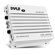 Pyle Hydra Marine 400W 4-Channel Waterproof Amplifier - PLMRA402 | 400W 4-Channel Marine Amplifier with IP-01 Waterproof Rating